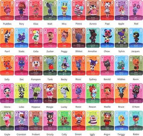 full set of rfid amiibo cards|acnh amiibo cards.